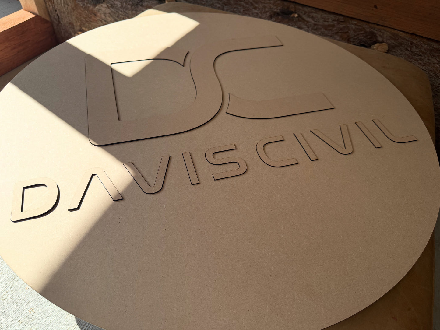 Business Logo in MDF or Plywood - 3mm