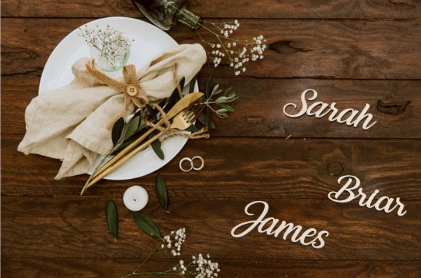 Name Place setting