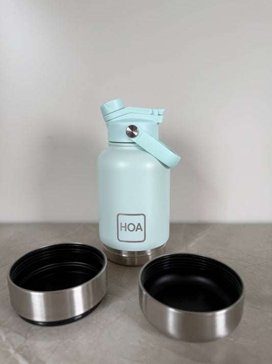 3 in 1 Pet Water Bottle - Baby Blue