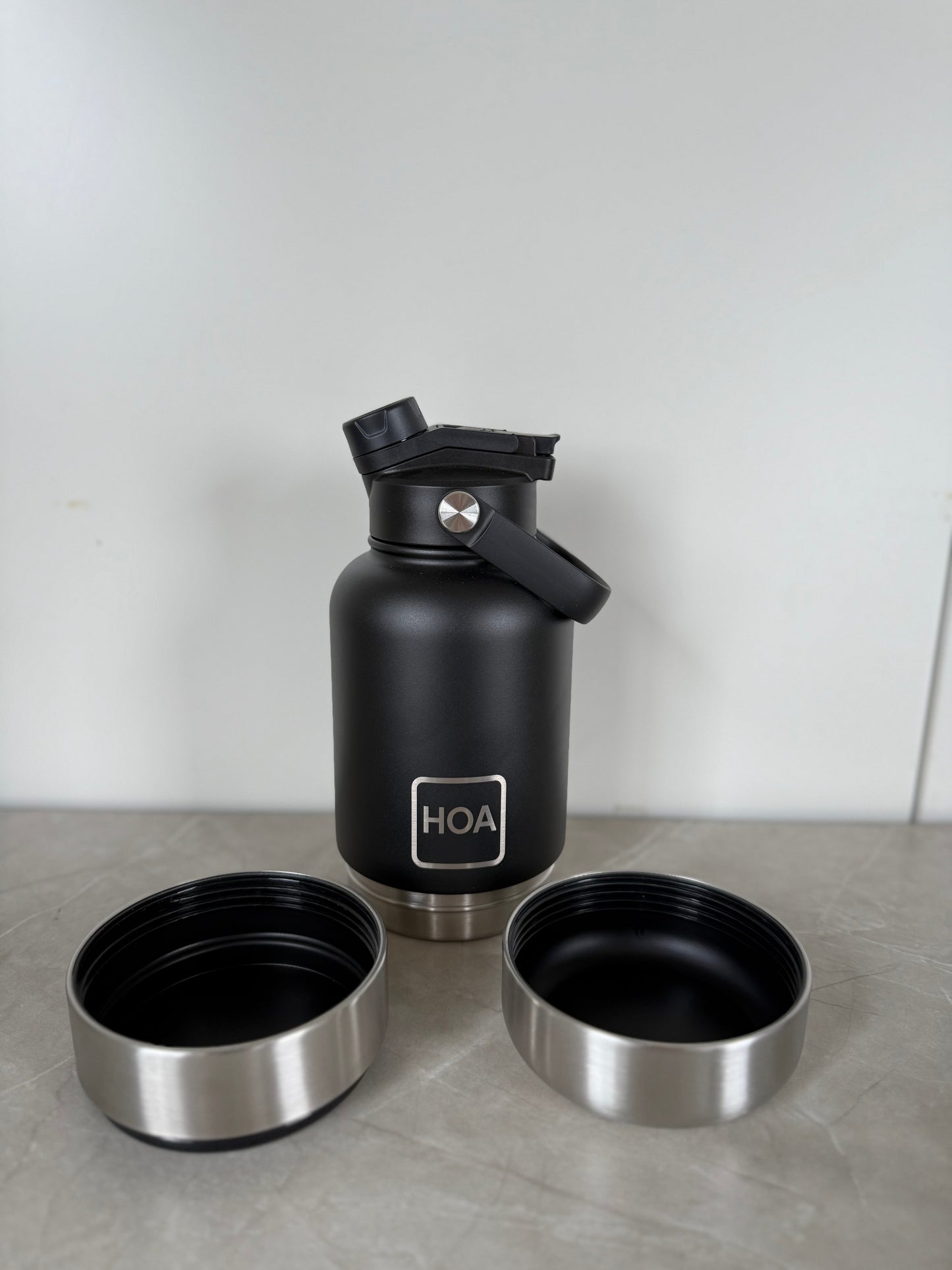 3 in 1 Pet Water Bottle - Black