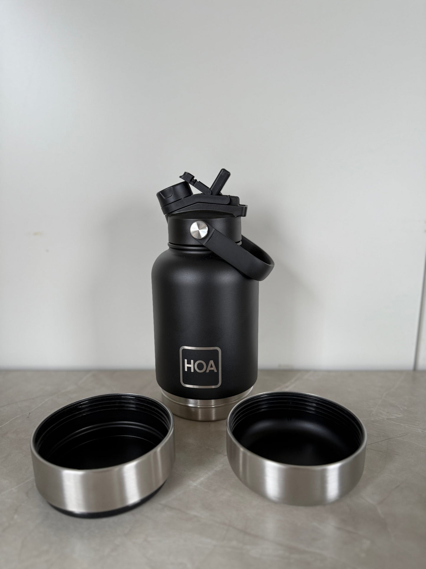 3 in 1 Pet Water Bottle - Black