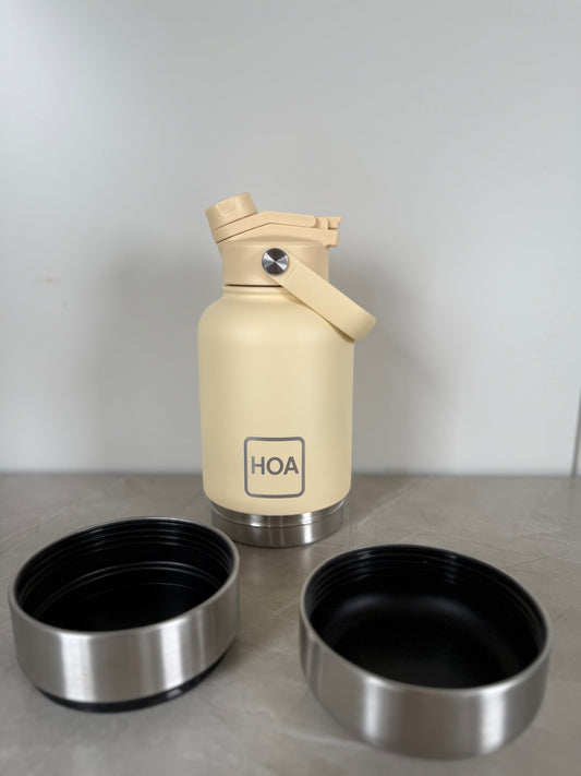 3 in 1 Pet Water Bottle - Yellow