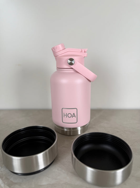 3 in 1 Pet Water Bottle - Pink